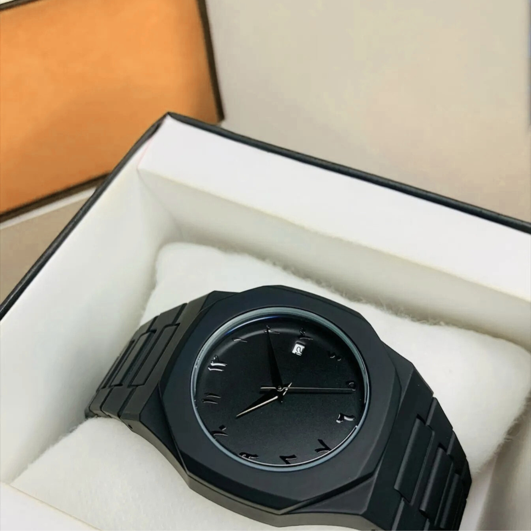 Black Arabic Aura Watch (Lightweight)
